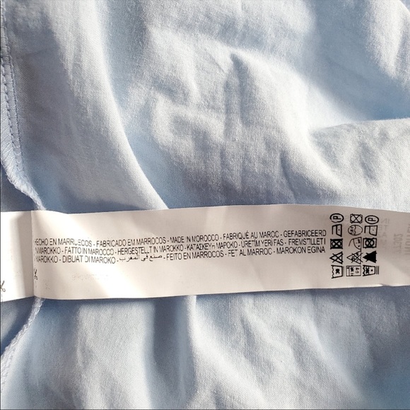 NWT Zara Halter Dress light blue M - Picture 8 of 13